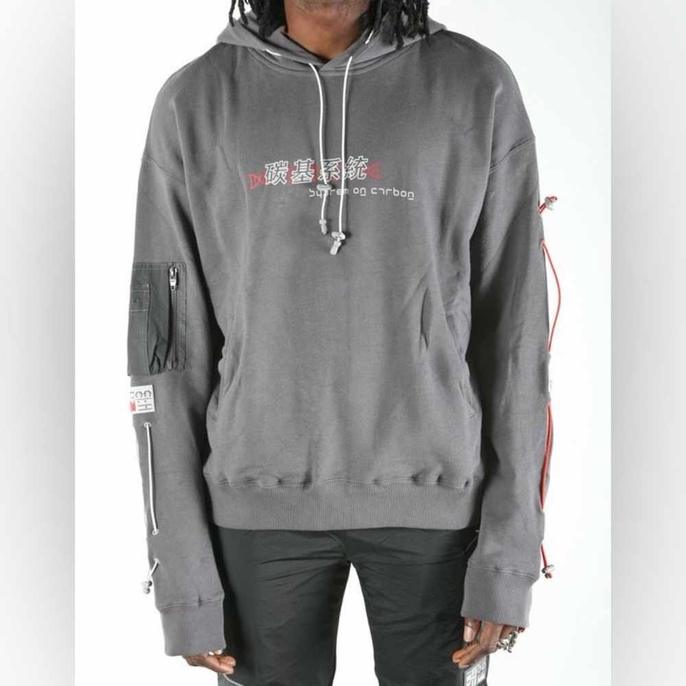 C2H4 Mental Toxicity Panel Hoodie Size Medium